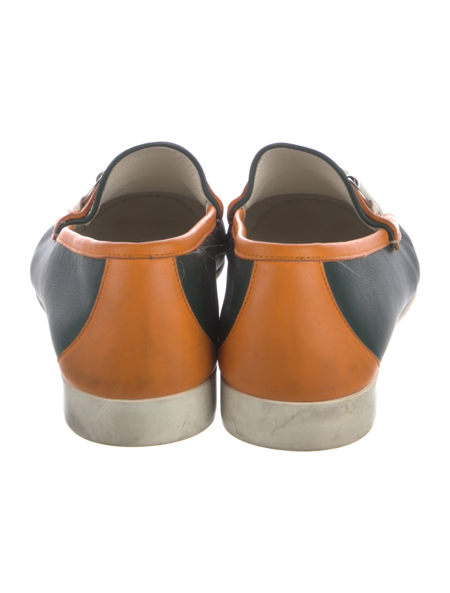 Gucci Horsebit Accent Leather Loafers